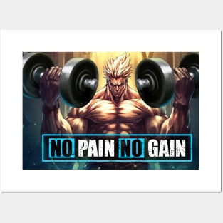 Gym Motivation Quotes - Anime Wallpaper Posters and Art